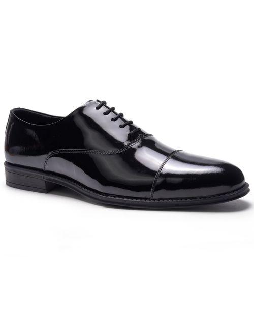 Men's Nero Cap-Toe Oxford Shoes - Black