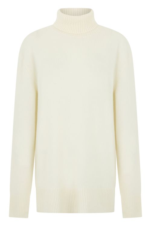 Totême Ribbed Cashmere Turtleneck Sweater