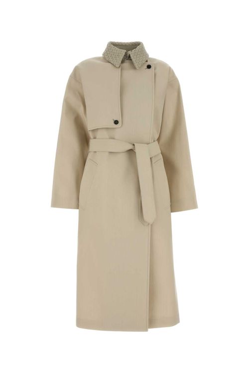 Colletto Trench Coat — Beige