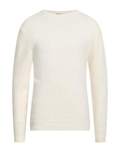 Man Sweater Ivory Size M Polyamide, Alpaca wool, Virgin Wool, Elastane