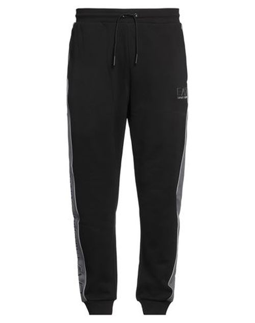 Ea7 Man Pants Black Size 3XL Cotton, Polyester, Elastane