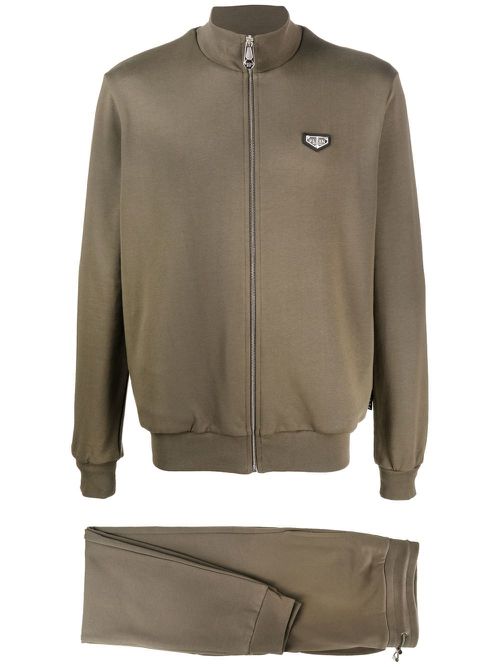 Logo plaque tracksuit set - Green