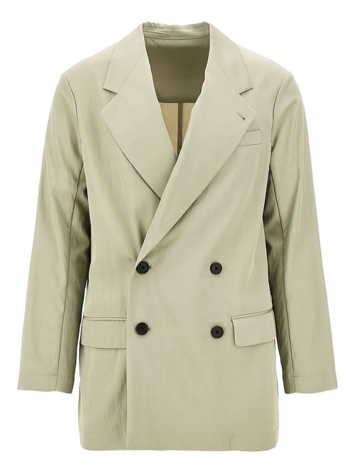 Double-breasted blazer - Neutrals