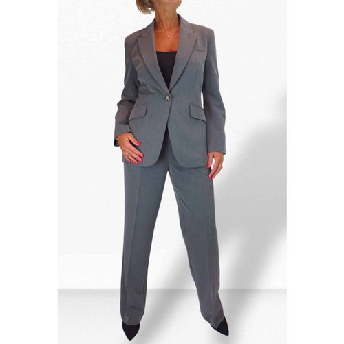 Paulo Due 2 Piece Tailored Trouser Suit In Grey