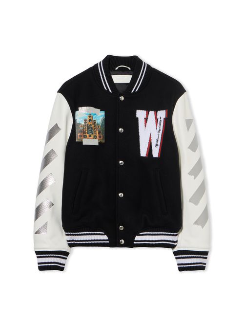 Wo Soundsystem Varsity Jacket - Female Outerwear Black