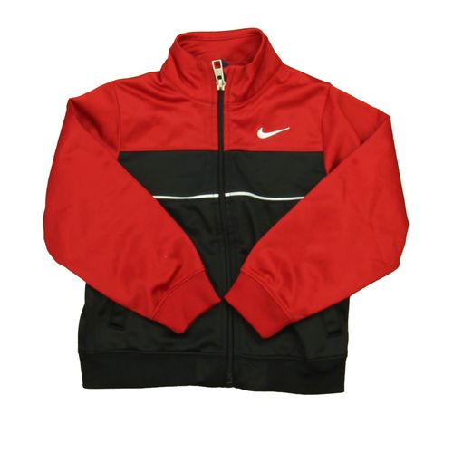 Boys Black Red Athletic Top