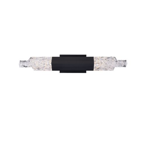 Black LED Bathroom Vanity Light from the Montage Collection