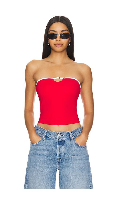 Superdown OBERTEIL WHITNEY STRAPLESS in Red. Größe XS. Also in L