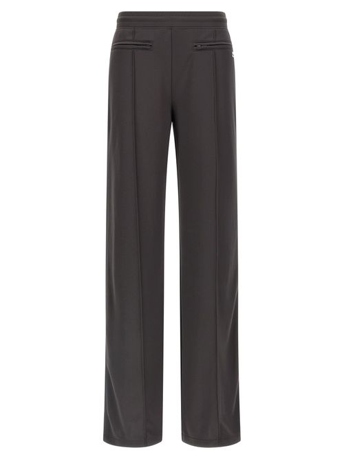 Polyester Flared Joggers — Gray