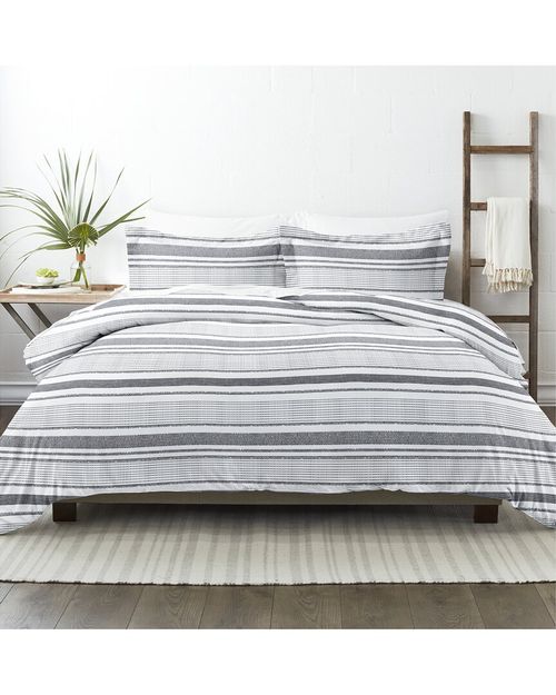 Ultra Soft Vintage Stripe 3Pc Duvet Set