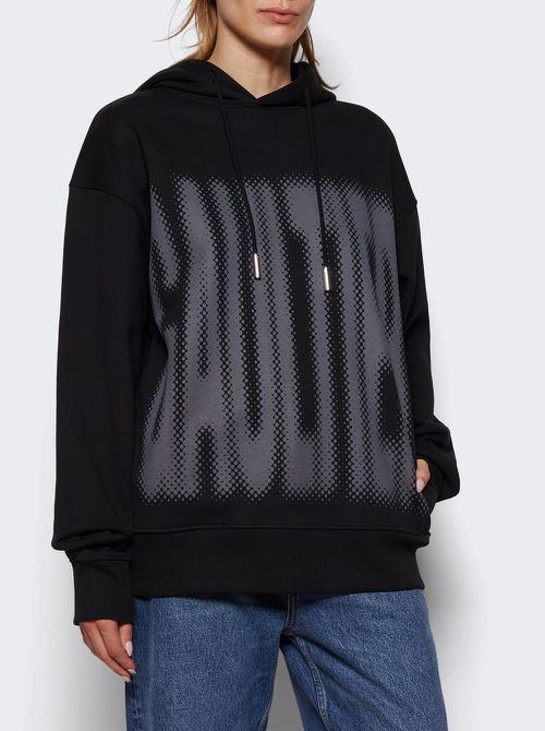 Printed Hoodie Black