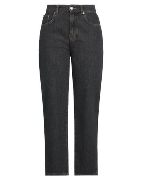 Woman Jeans Black Size 28 Cotton