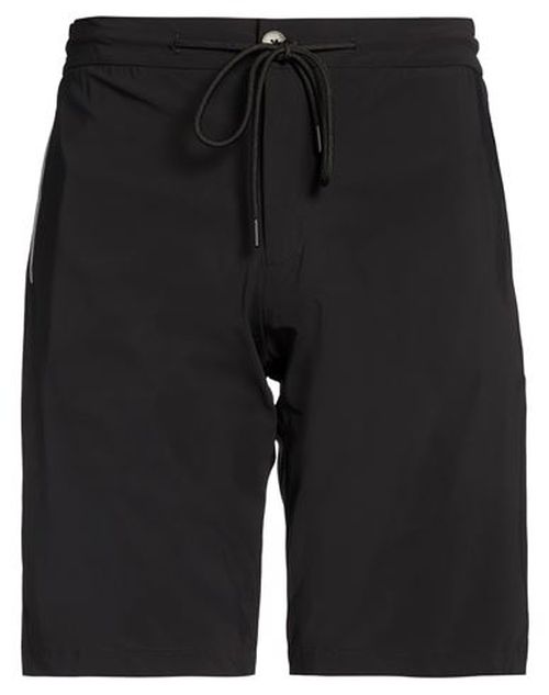 Man Shorts & Bermuda Shorts Black Size 34 Polyamide, Elastane