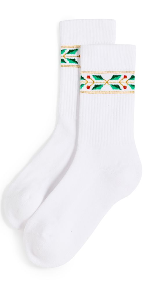 Laurel Ribbed Sport Socks Laurel