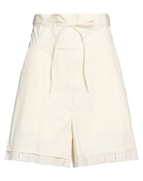 Woman Shorts & Bermuda Shorts Off white Size 8 Cotton