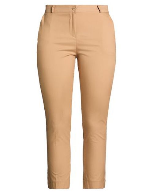 Woman Pants Camel Size XL Cotton, Nylon, Elastane
