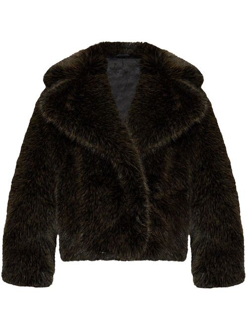 Faux fur jacket - Brown