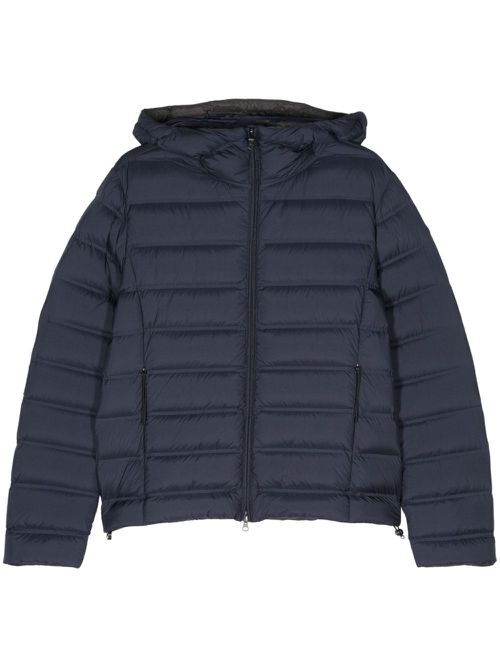 Seamless-quilting puffer jacket - Blue