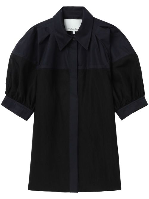 Two-tone shirt - Black
