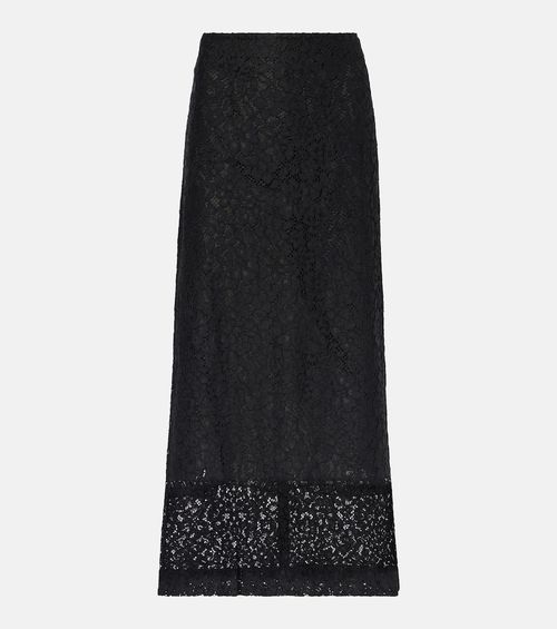 Jasmine floral lace maxi skirt
