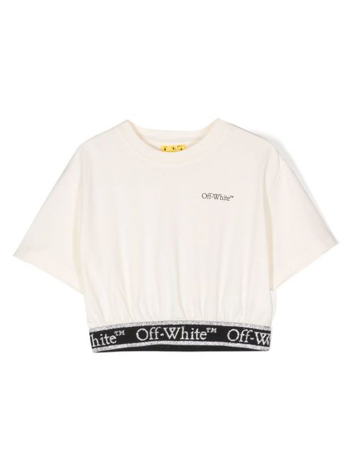 Logo-underband T-shirt - Neutrals