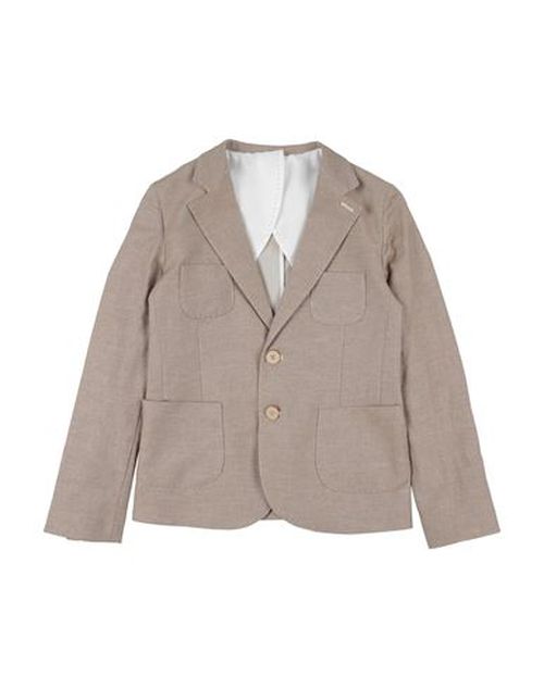 Kid Boy Suit Camel Size 13 Cotton, Viscose, Polyester
