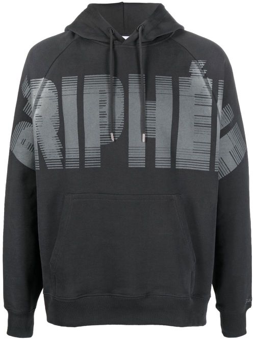 Racing Peripherie organic cotton hoodie - Black