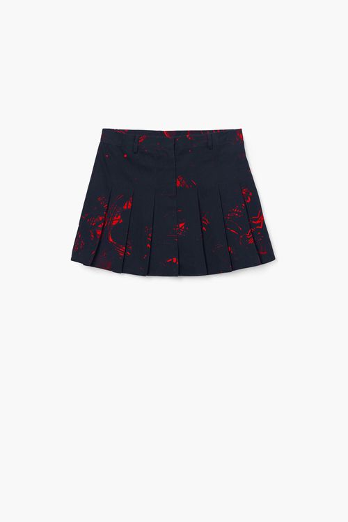 Pleated miniskirt by M. Christian Lacroi