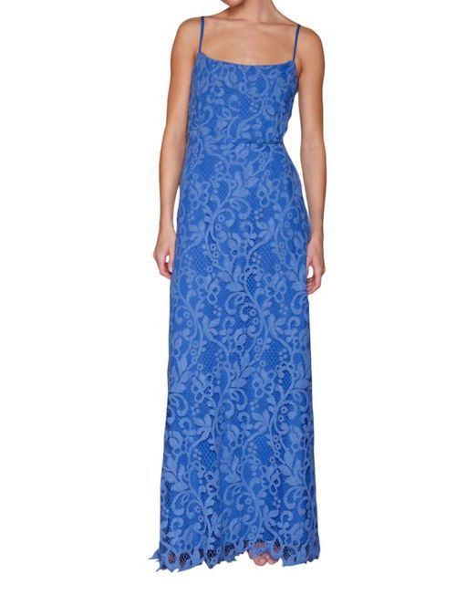 Mertensia Maxi Dress In Blue