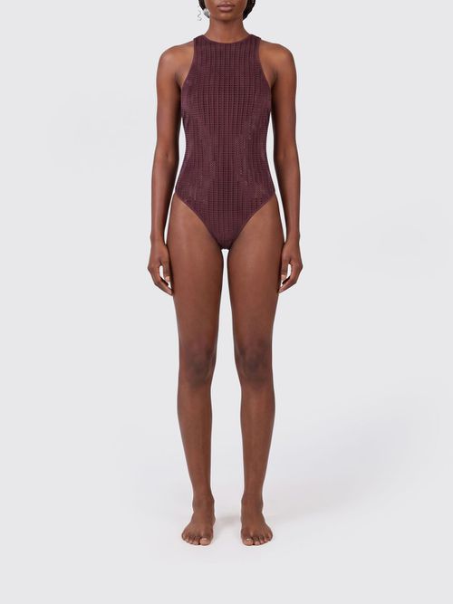 Swimsuit Woman color Burgundy