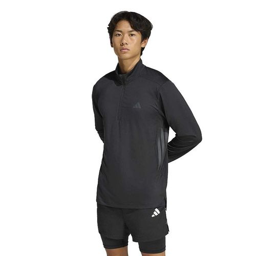 Men's adidas Tech Essentials Workout Quarter-Zip Pullover, : arge, Black