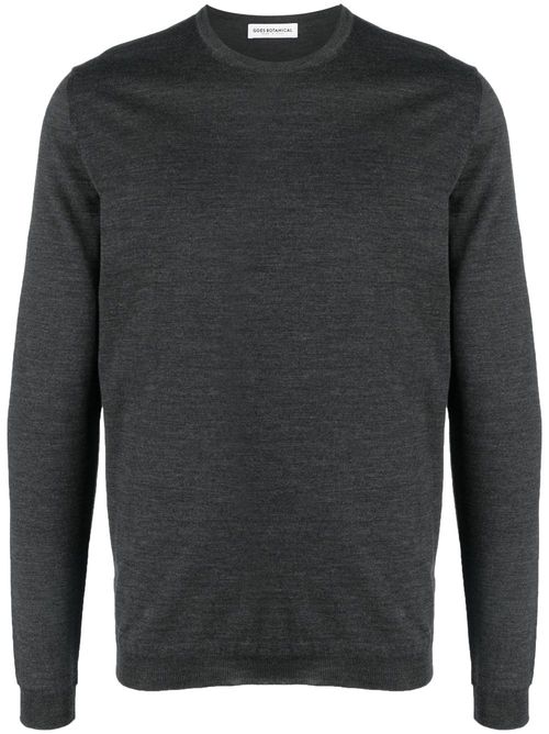 Crew-neck merino-wool jumper - Grey