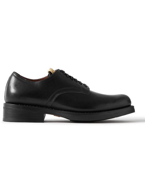 Galvin Logo-Detailed Leather Derby Shoes