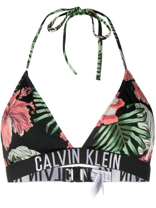 Intense Power triangle bikini top - Black