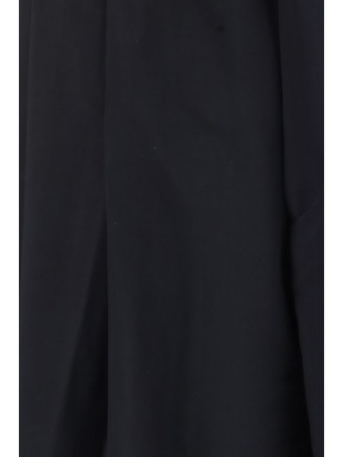 Virgin Wool Fleece Trousers — Navy