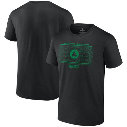 Men's  Black Boston Celtics 2024 NBA Playoffs Fast Break Opportunity T-Shirt