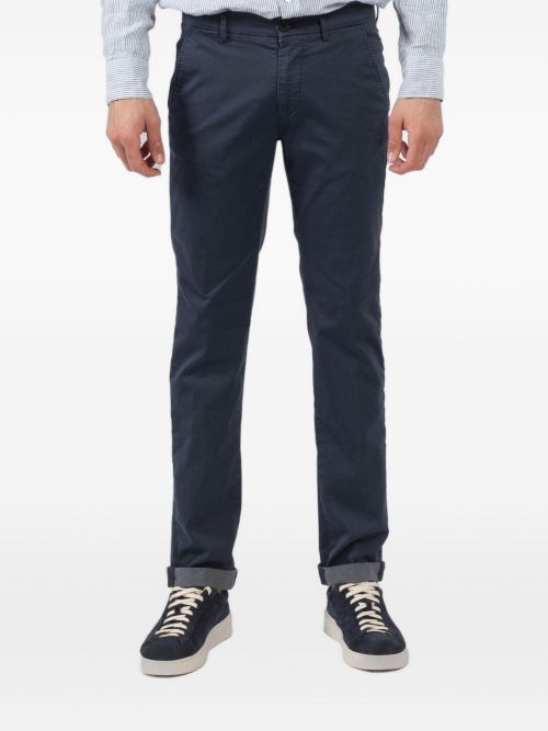 Logo-appliqué chinos - Blue