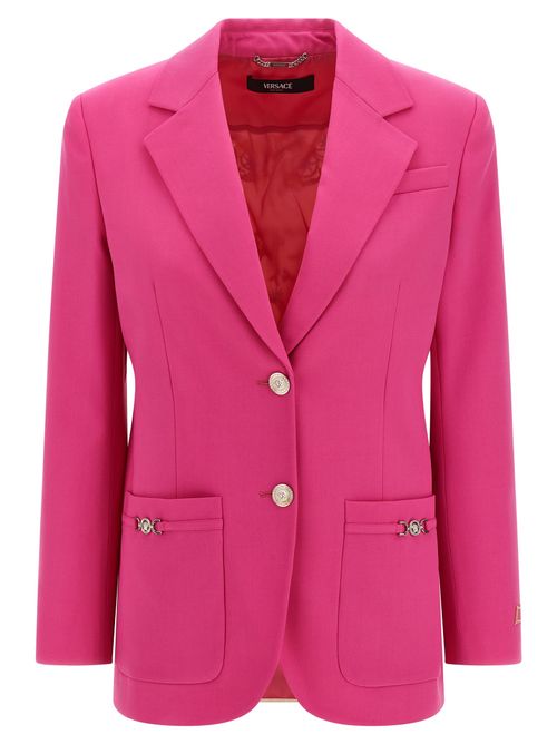 Virgin Wool Blazer — Pink