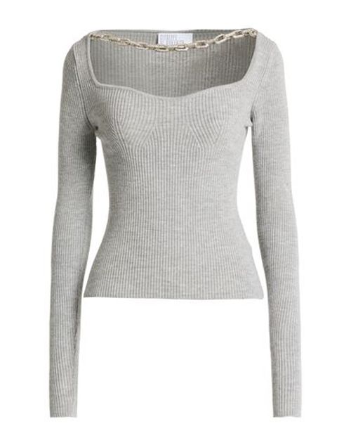 Woman Sweater Light grey Size S Virgin Wool, Elastane