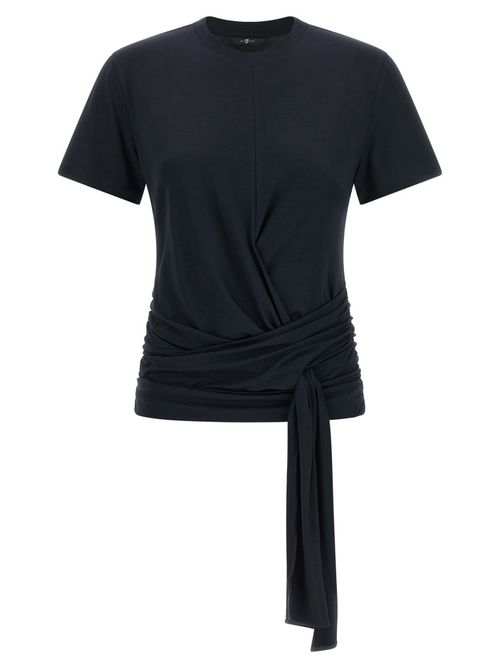 Black Solid Crew Neck T-Shirt