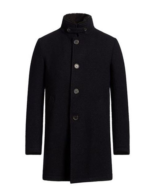Man Coat Navy Size S Wool, Polyamide, Acrylic, Polyester, Mohair wool