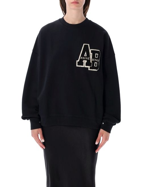 Oversized Collegiate-Inspired Sweatshirt