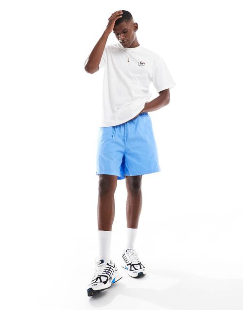 Club woven shorts in blue