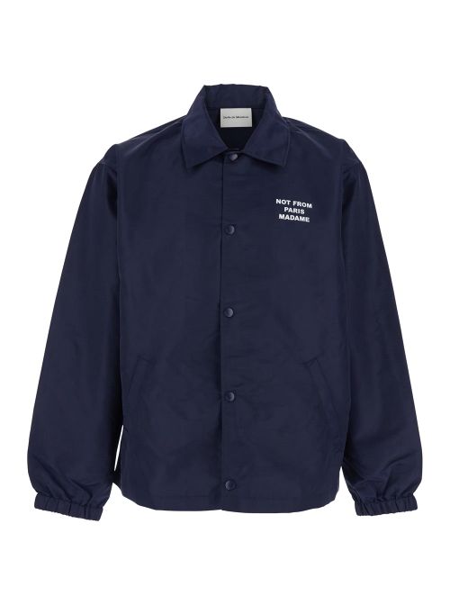 Tech Nylon Jacket — Navy