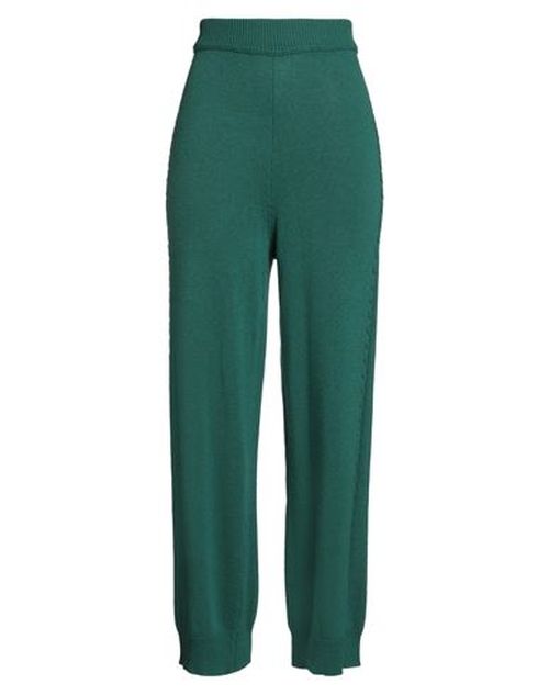 Woman Pants Green Size 6 Merino Wool, Viscose, Polyamide, Cashmere