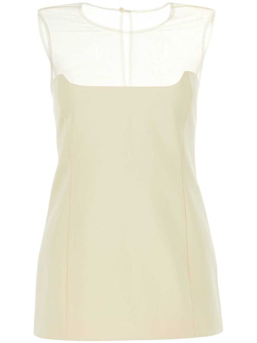 Panelled blouse - Neutrals