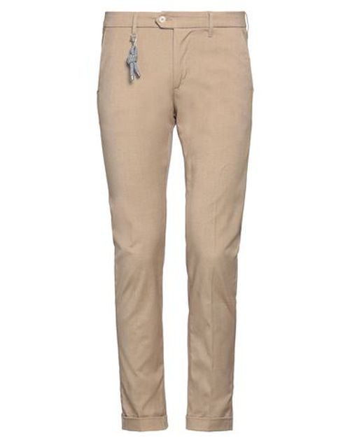 Man Pants Beige Size 32 Cotton, Polyester, Elastane