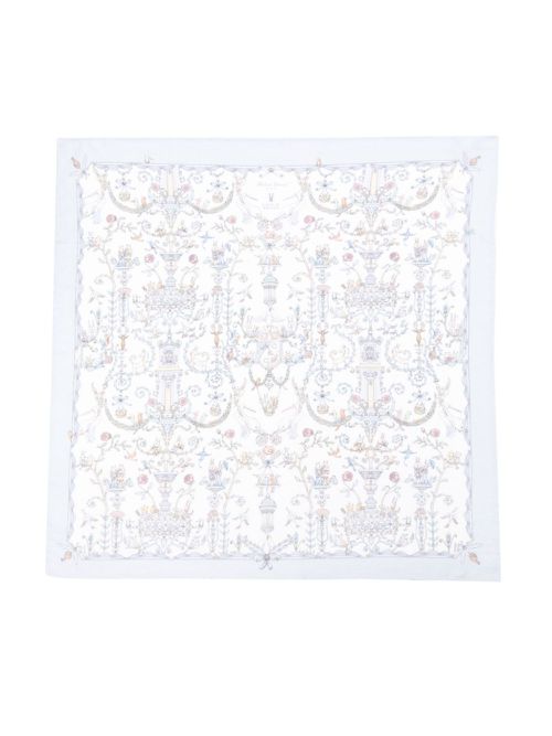 X Caitlin Wilson Toile De Jouy carré - White
