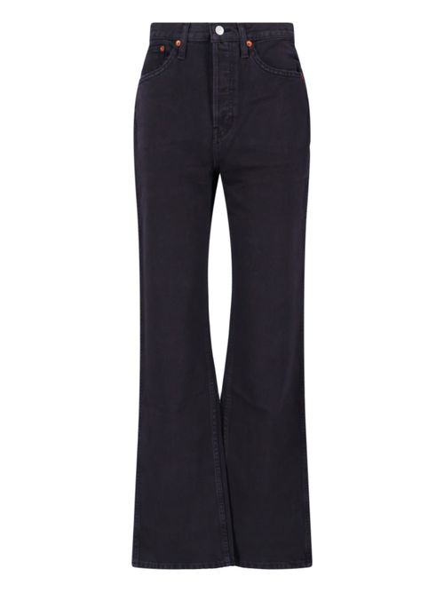 Black Wash High-Rise Jeans