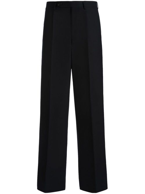 Mid-rise tailored trousers - Blue